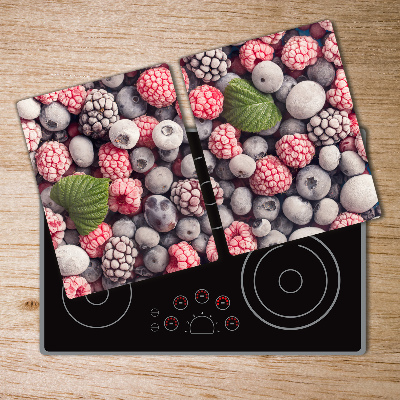 Chopping board glass Frozen forest fruit