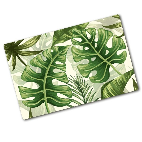 Cutting board Tropical leaves