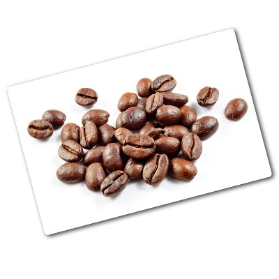 Chopping board glass Coffee beans