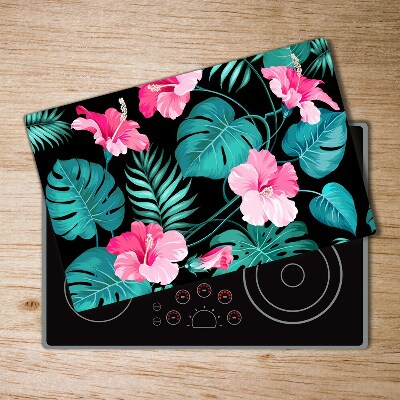 Chopping board glass Tropical