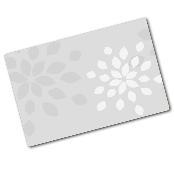 Chopping board glass Floral pattern