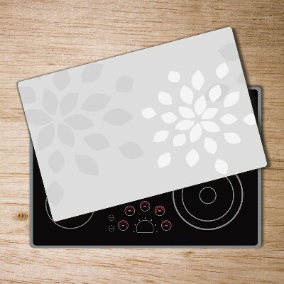 Chopping board glass Floral pattern