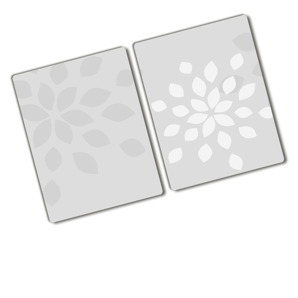 Chopping board glass Floral pattern