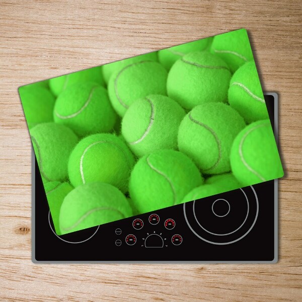 Chopping board glass Tennis balls