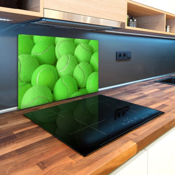 Chopping board glass Tennis balls