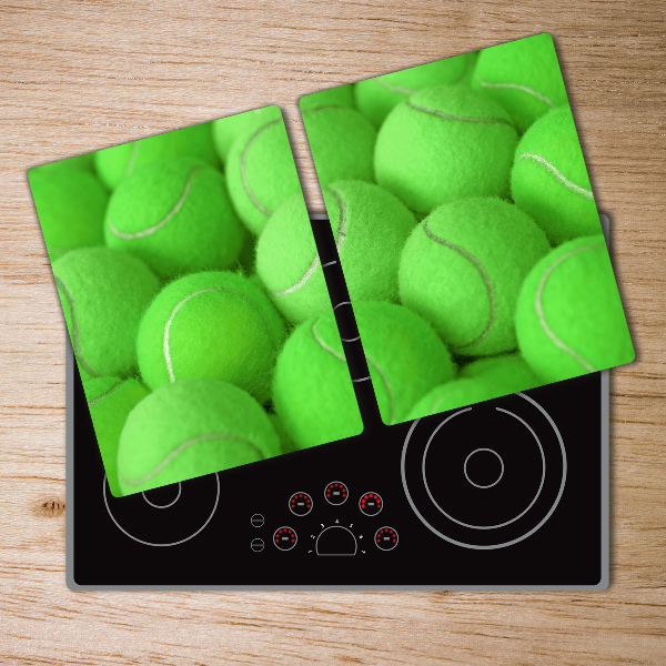 Chopping board glass Tennis balls