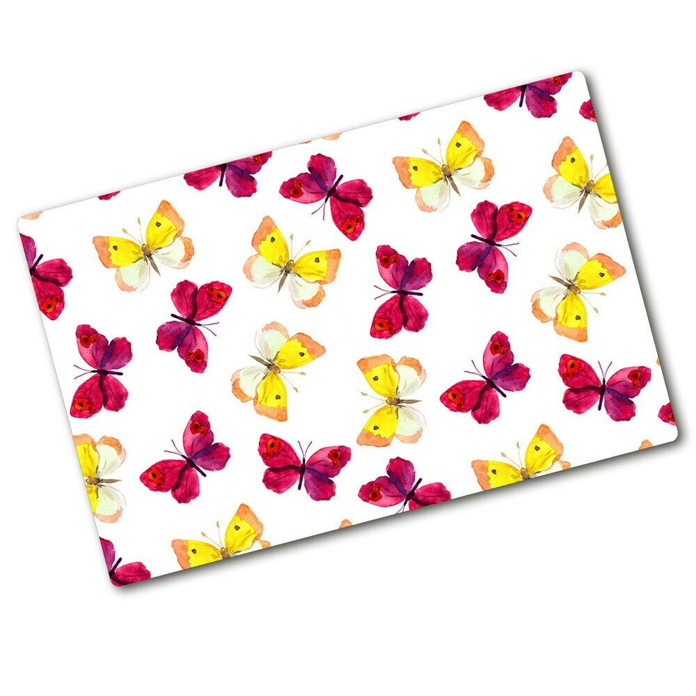 Cutting board Butterflies and flowers