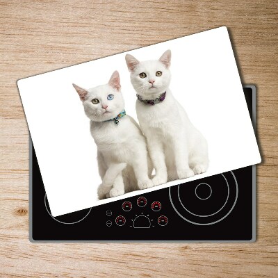 Chopping board White cats