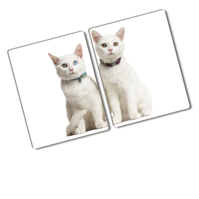 Chopping board White cats