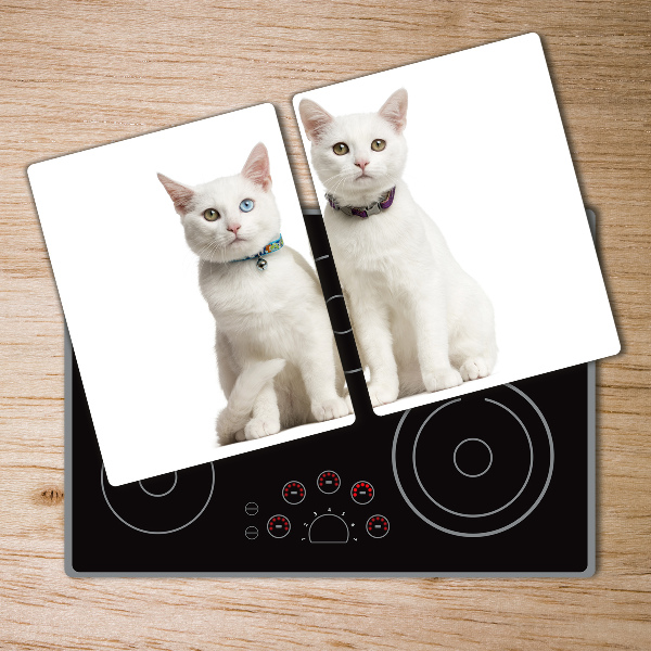 Chopping board White cats