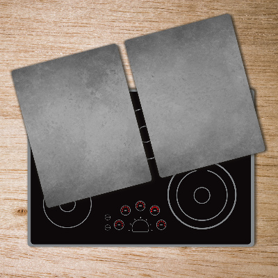 Chopping board glass Concrete background