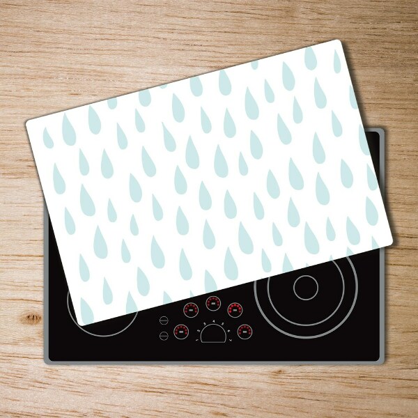 Chopping board glass Drops children's room