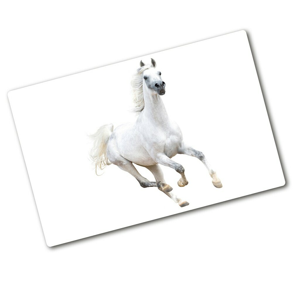 Chopping board White Arabic horse