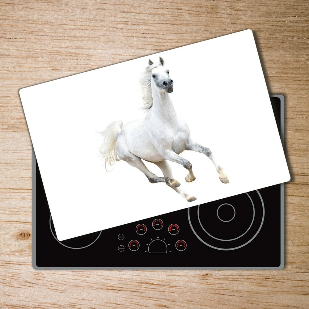 Chopping board White Arabic horse