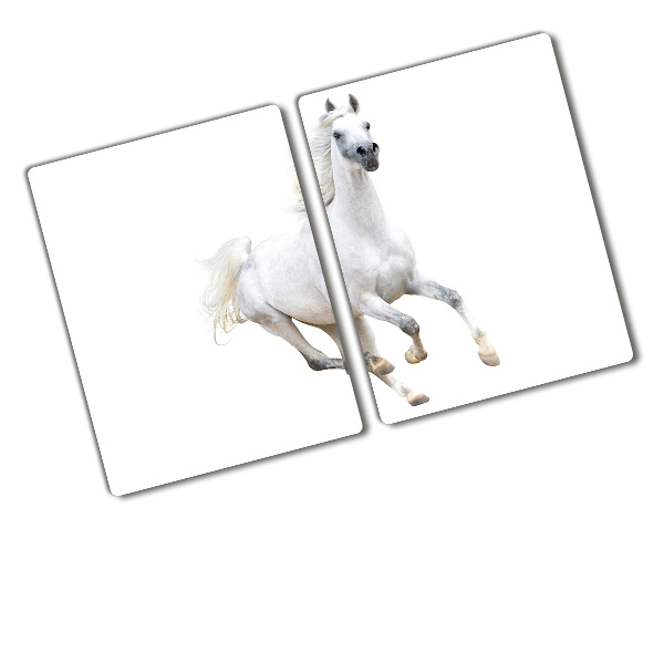 Chopping board White Arabic horse