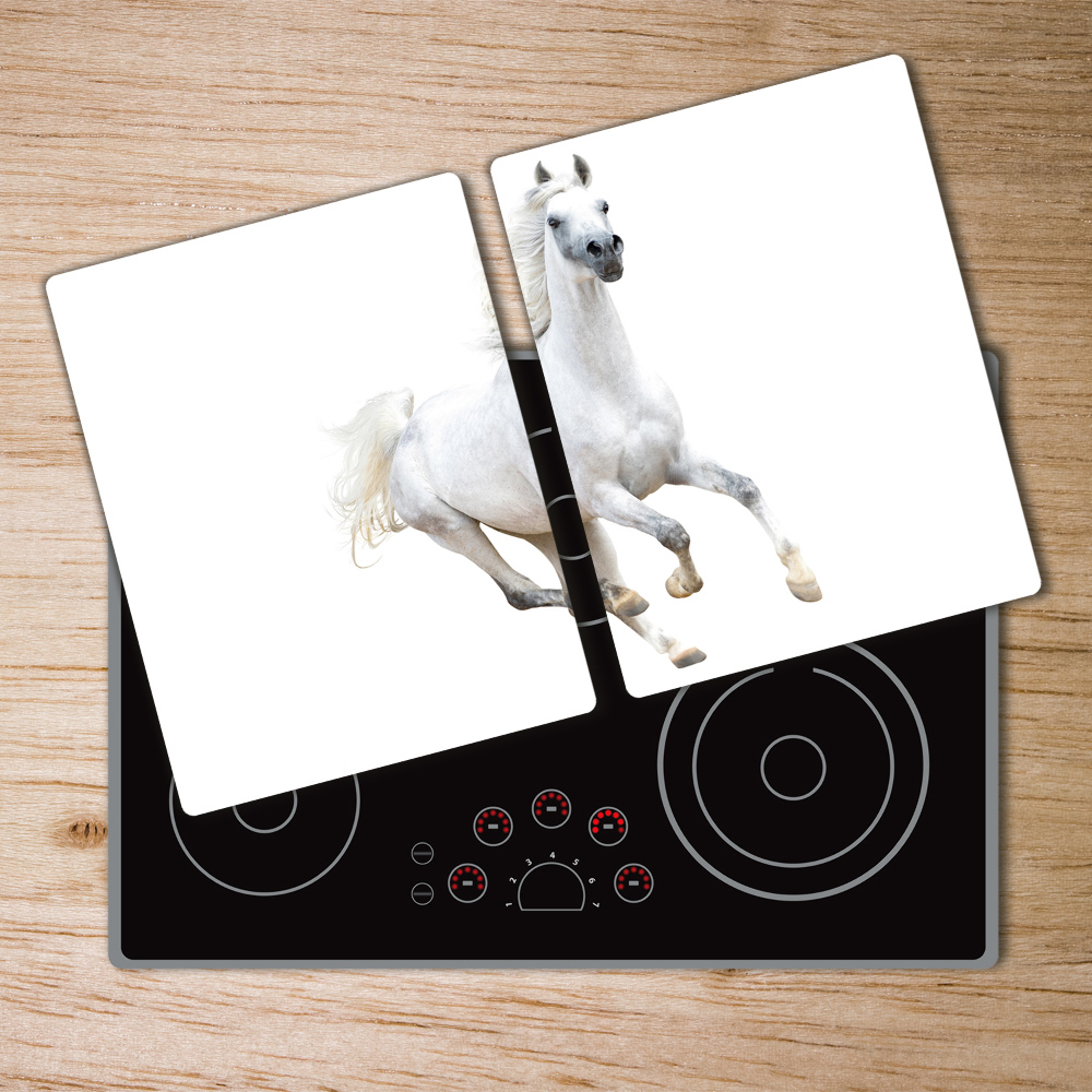 Chopping board White Arabic horse