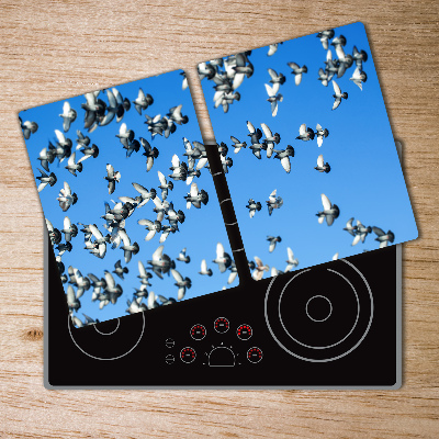 Cutting board Flock of pigeons