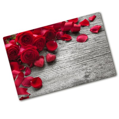 Chopping board Red roses