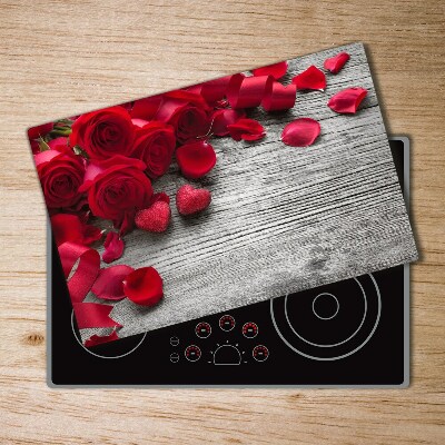 Chopping board Red roses