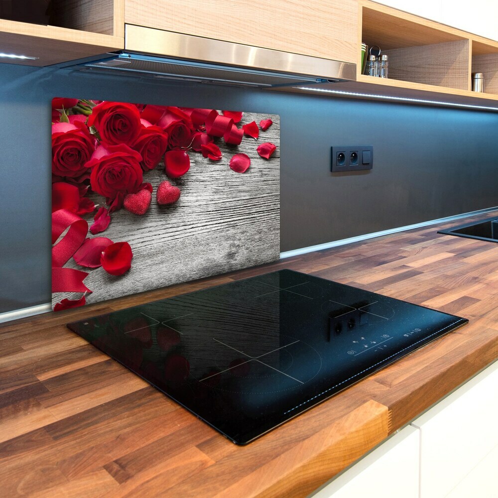 Chopping board Red roses