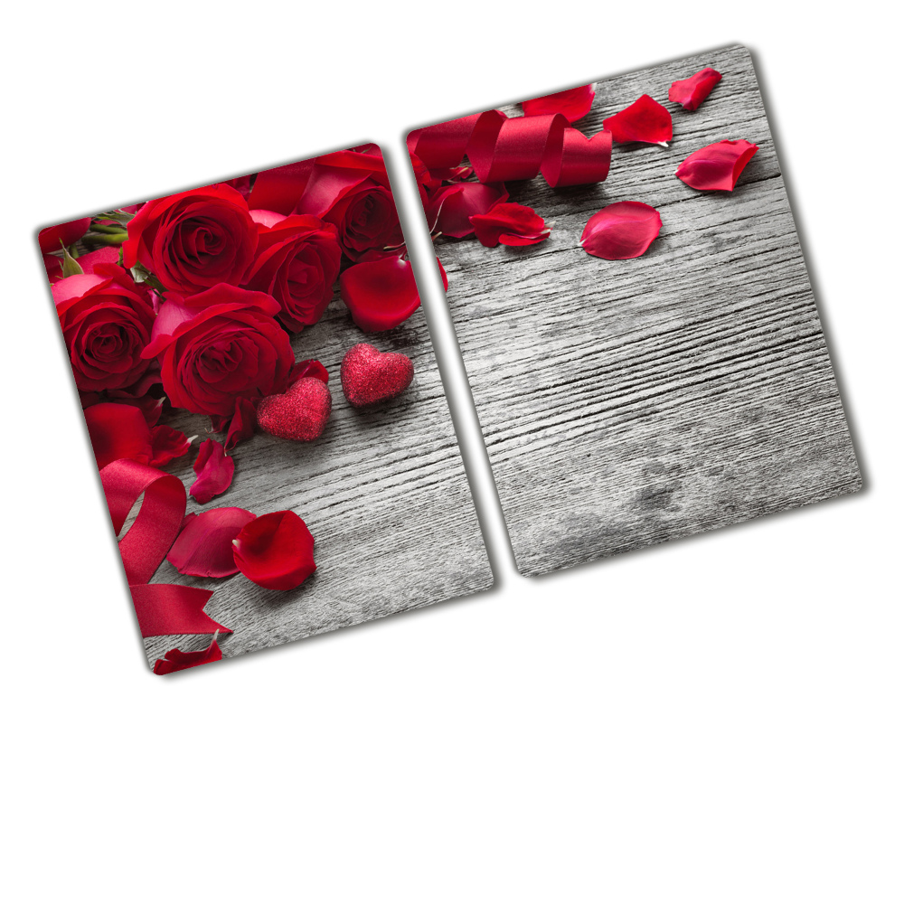 Chopping board Red roses