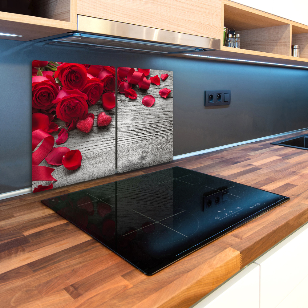 Chopping board Red roses