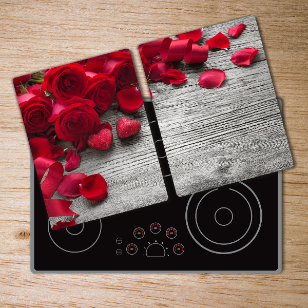 Chopping board Red roses