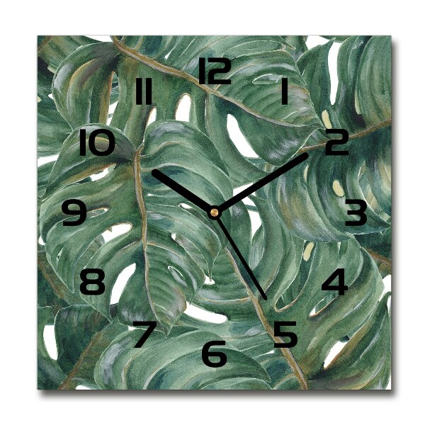 Square wall clock Monster