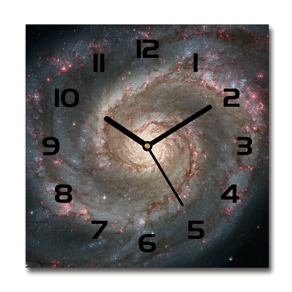 Square kitchen clock Nebula