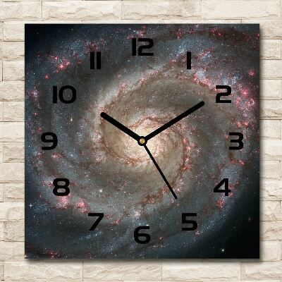 Square kitchen clock Nebula