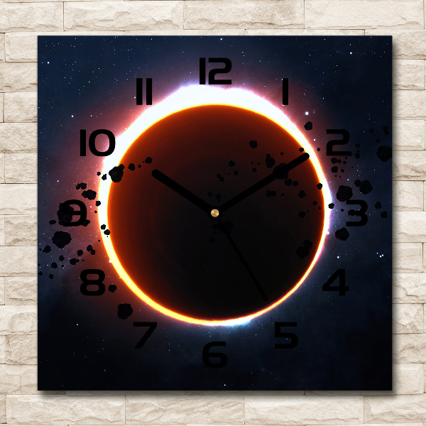 Square kitchen clock Eclipse