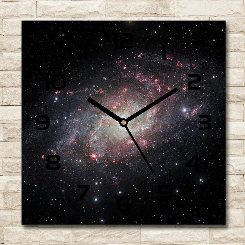 Square kitchen clock Nebula