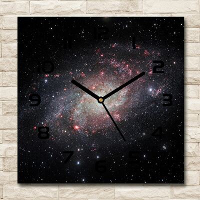 Square kitchen clock Nebula