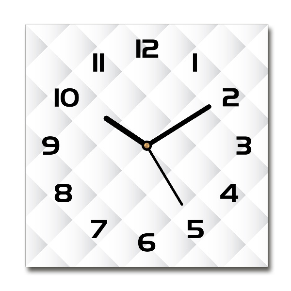 Square wall clock Square background