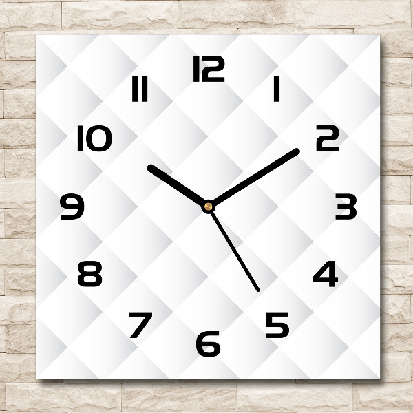 Square wall clock Square background