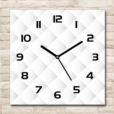 Square wall clock Square background