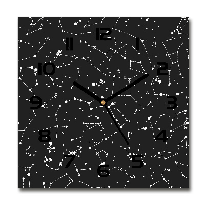 Square wall clock Constellation