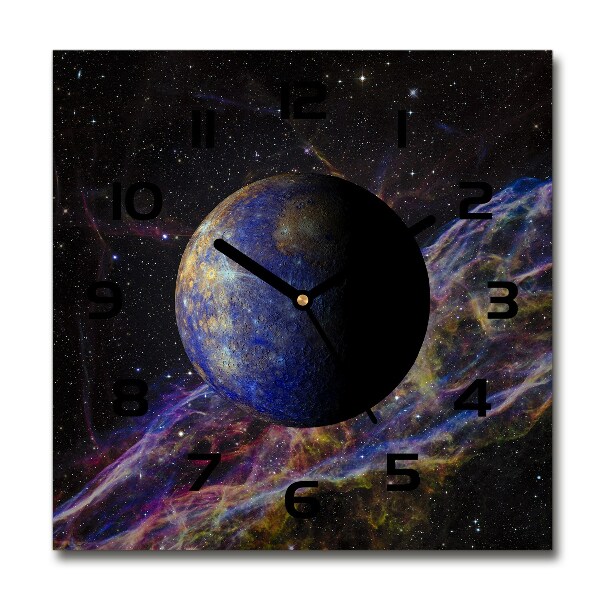 Square wall clock Mercury