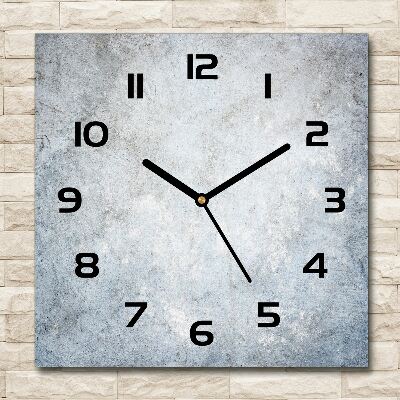 Square wall clock Concrete background