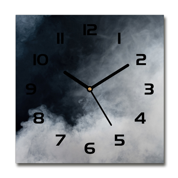 Square wall clock White