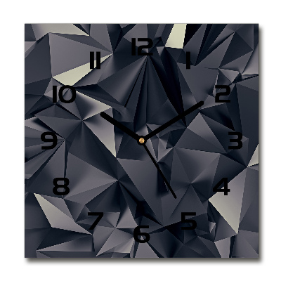 Square wall clock Abstract background