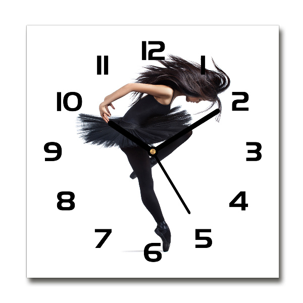 Square wall clock Ballerina