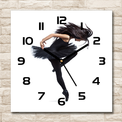 Square wall clock Ballerina