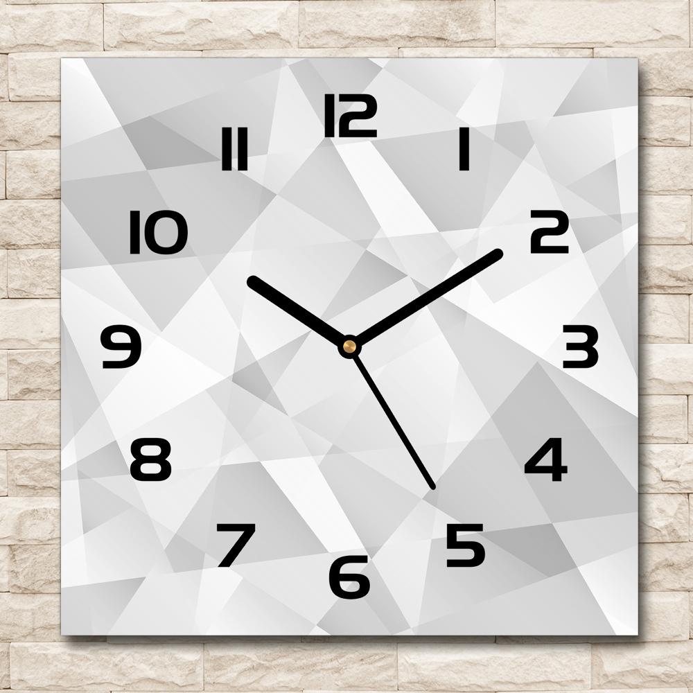 Square wall clock Abstraction Background