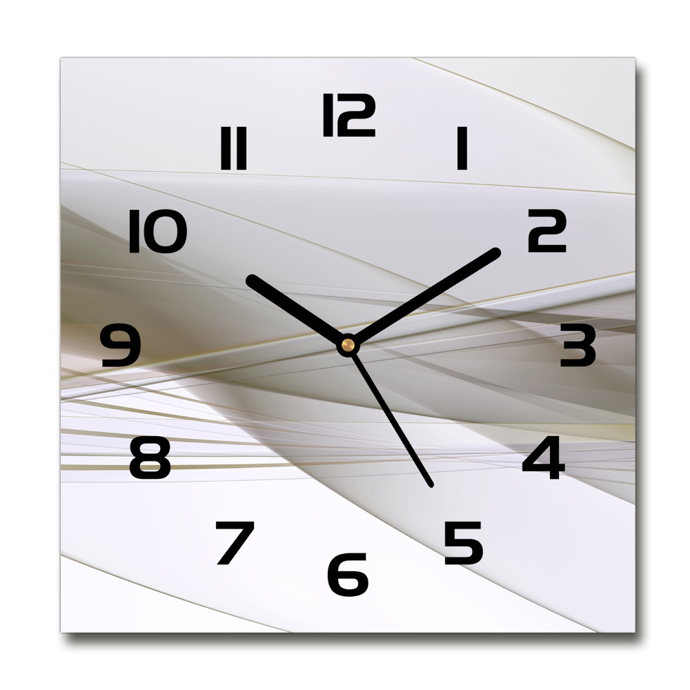 Square wall clock Abstraction