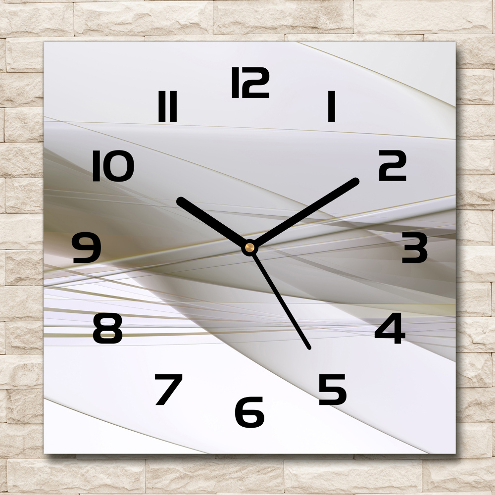 Square wall clock Abstraction