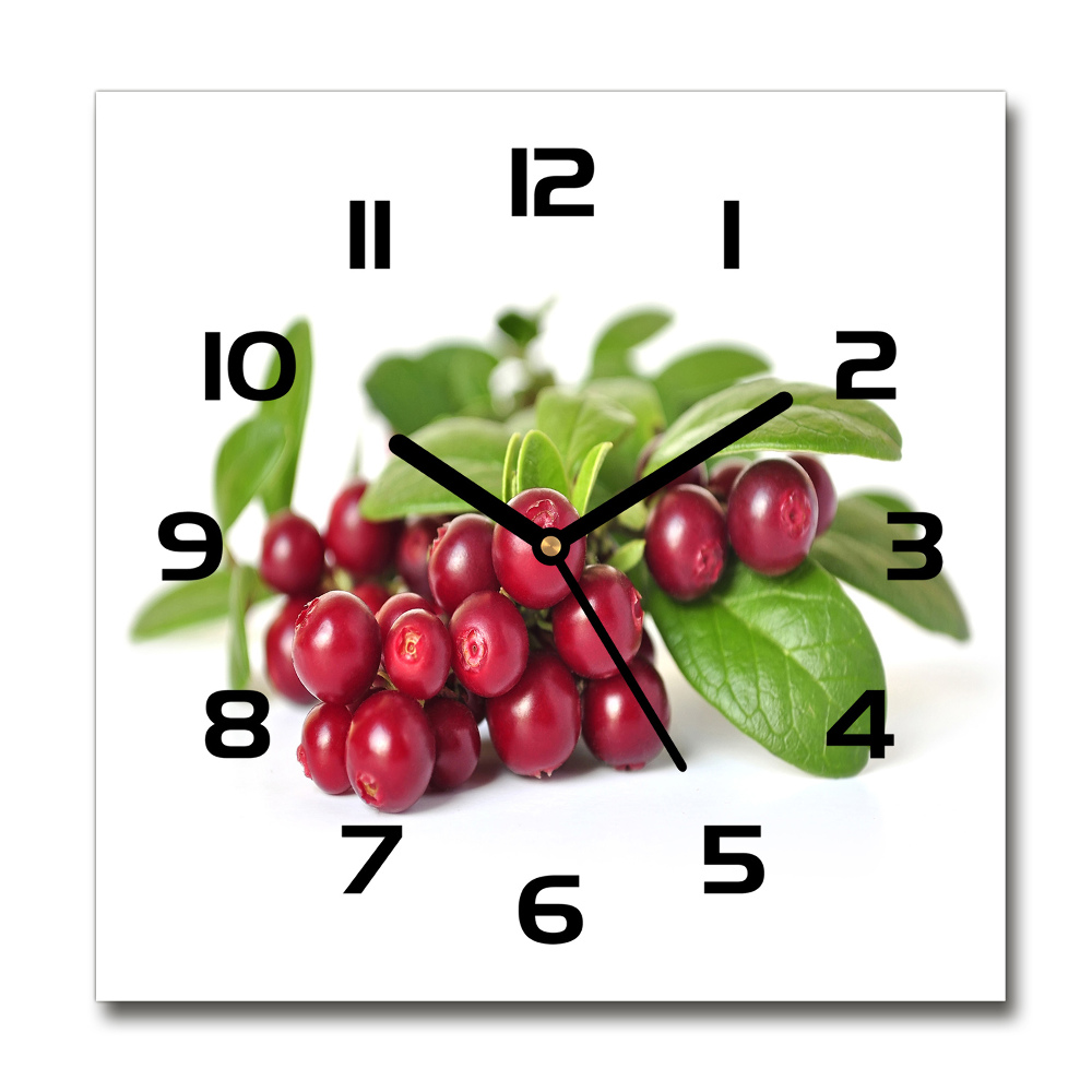 Square wall clock Cowberry