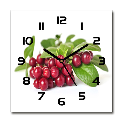 Square wall clock Cowberry