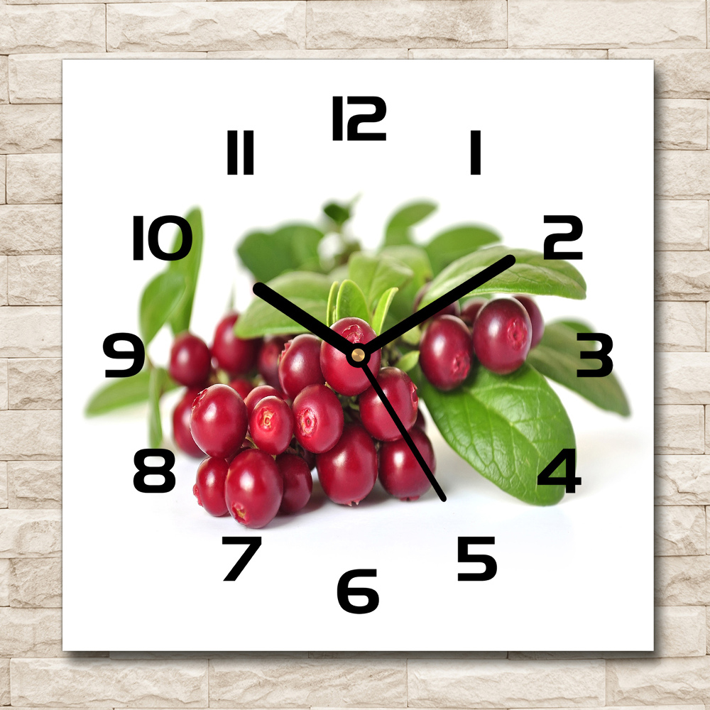 Square wall clock Cowberry