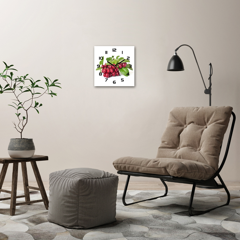 Square wall clock Cowberry